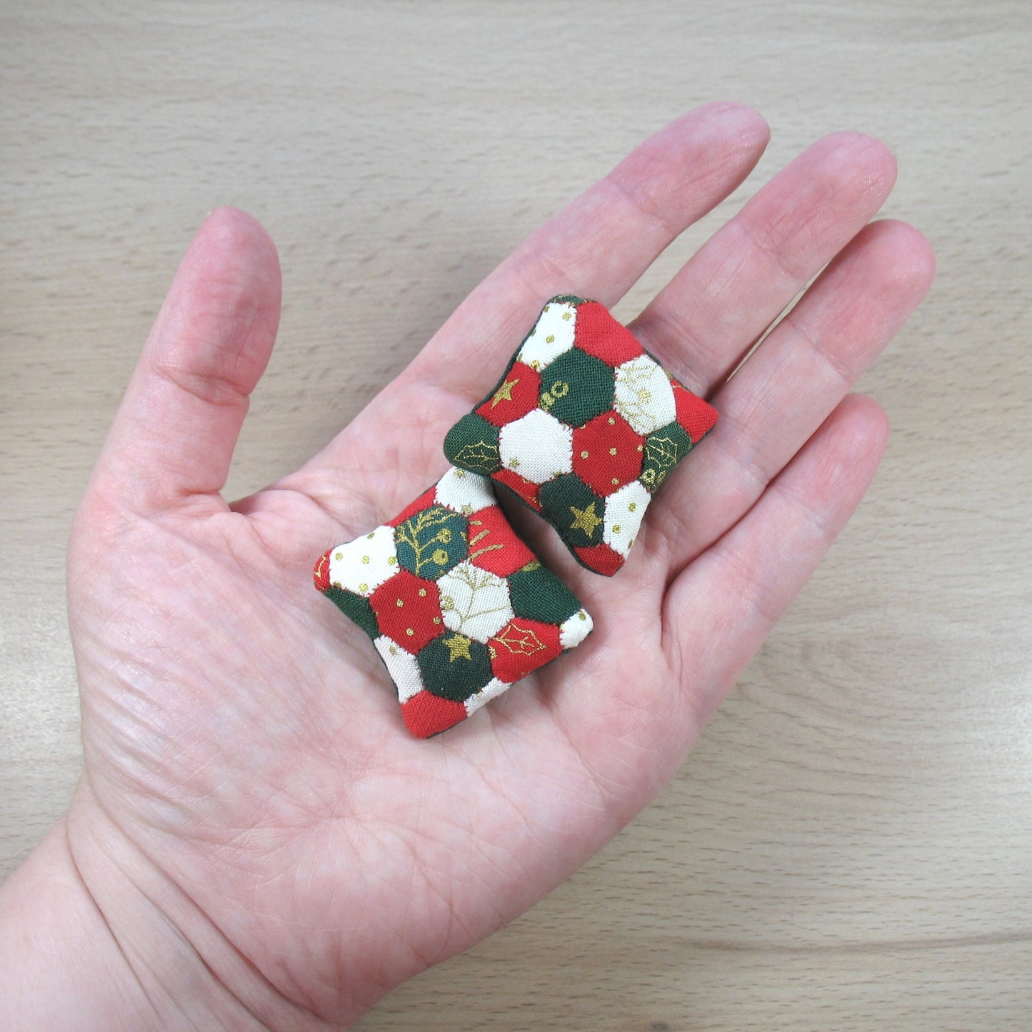 Christmas Patchwork Cushion