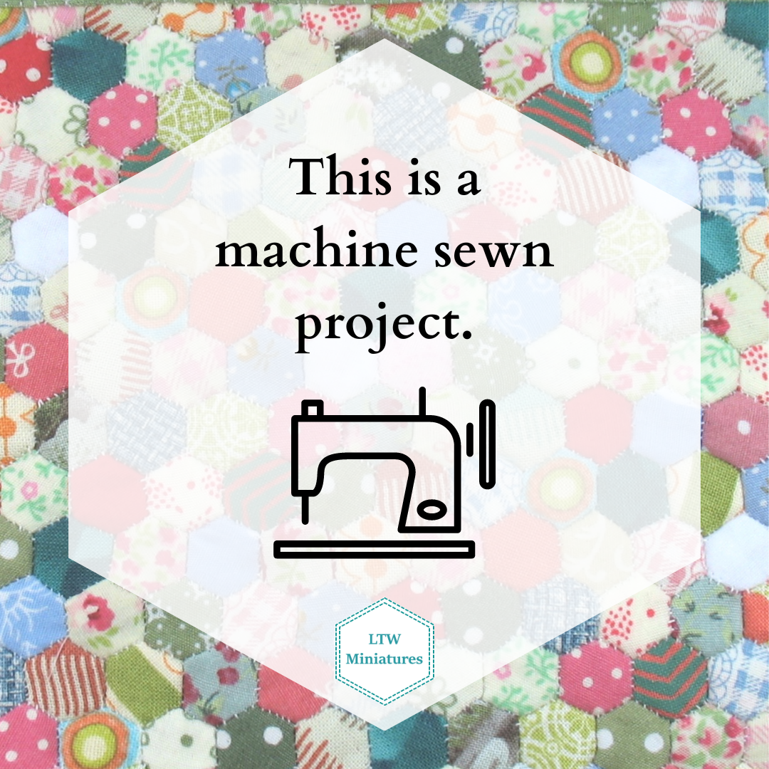 Scrappy Log Cabin 1:12 Quilt Kit