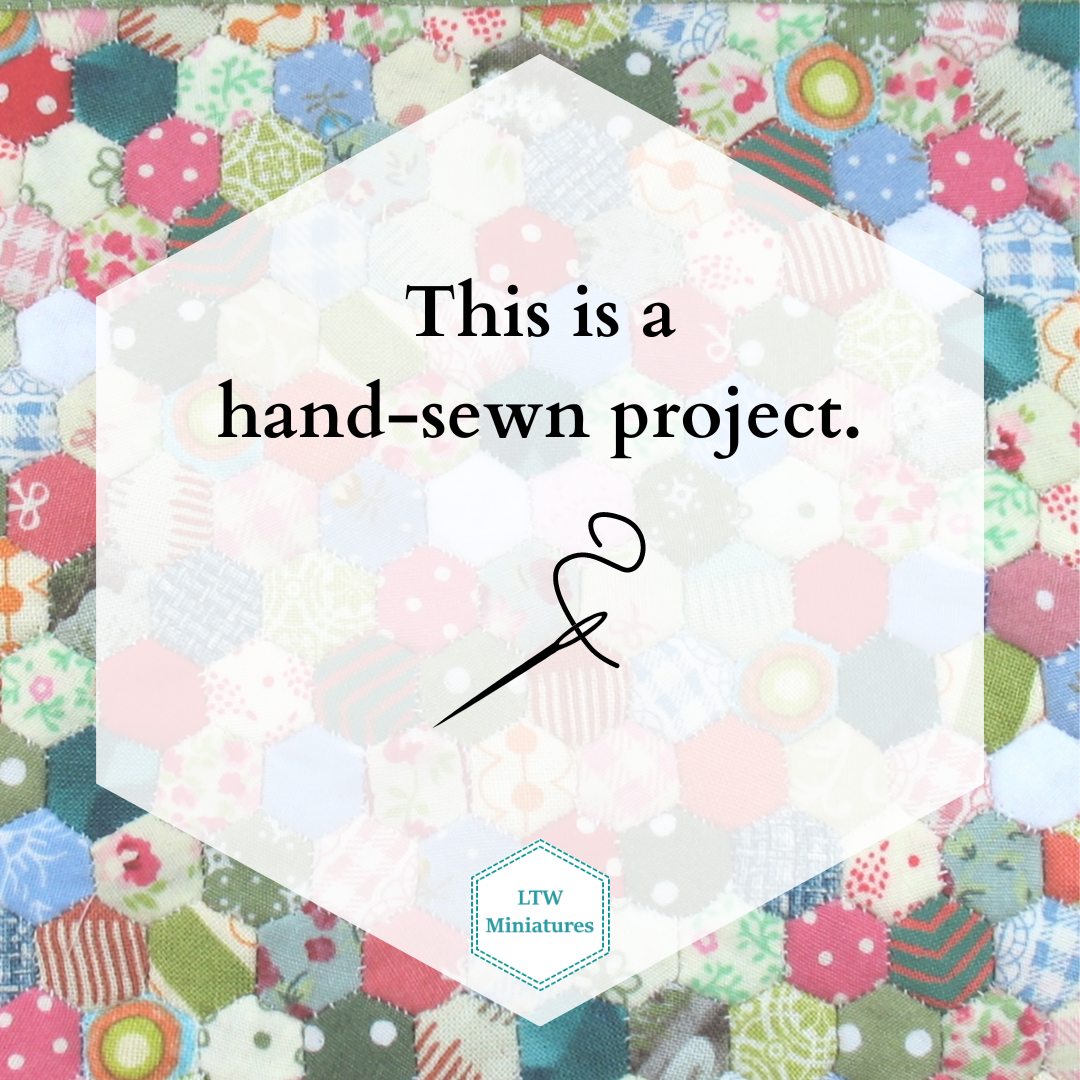 Booklet: How to make your own hexie and square patchwork dollhouse quilts