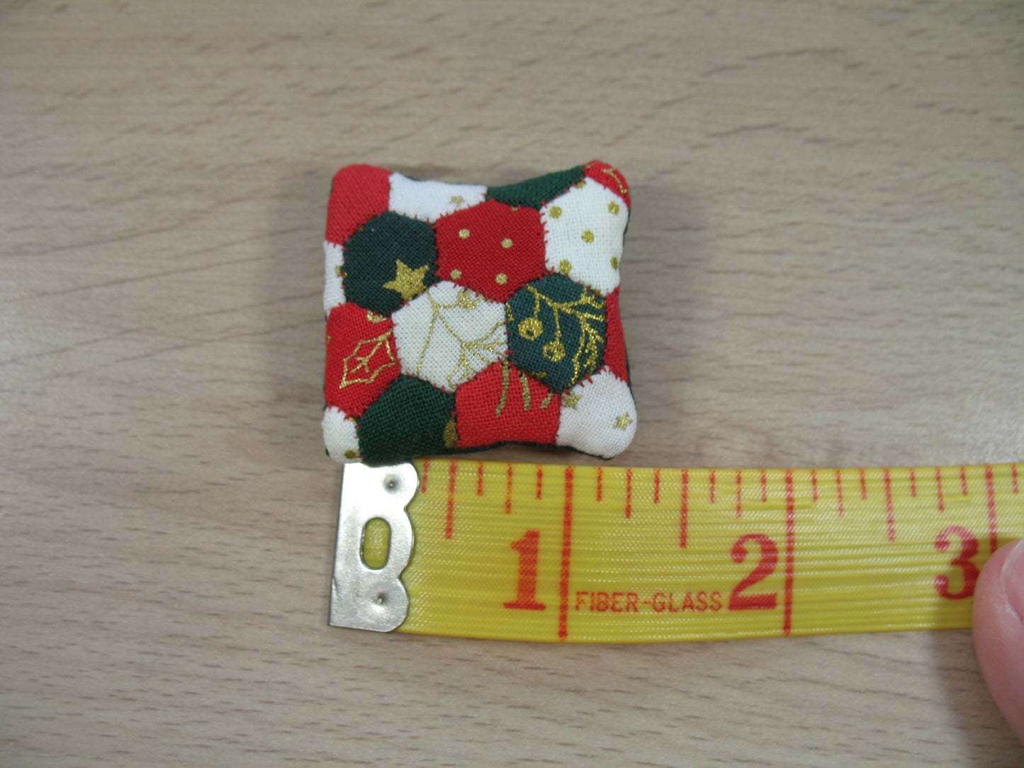 Christmas Patchwork Cushion